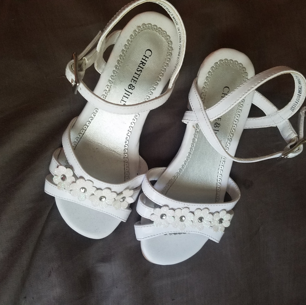 Girls wedged sandals